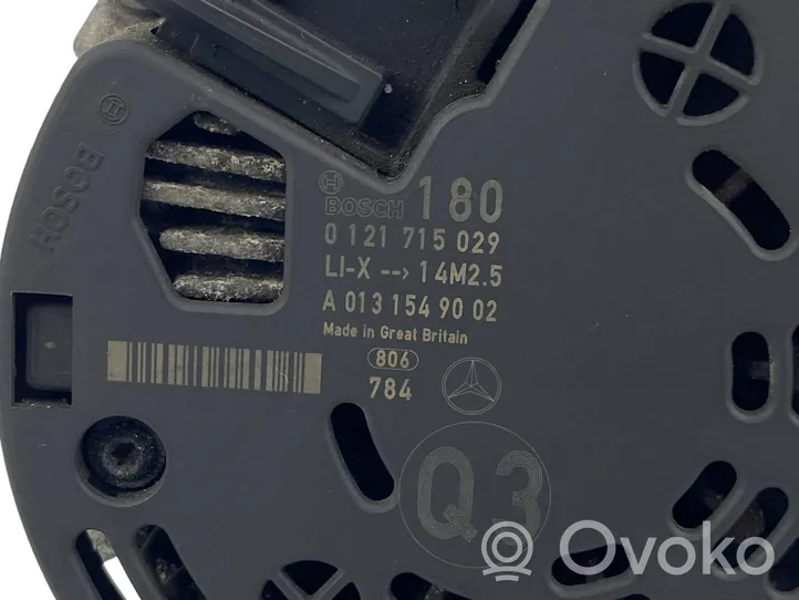 Mercedes-Benz E W211 Generatore/alternatore A0131549002