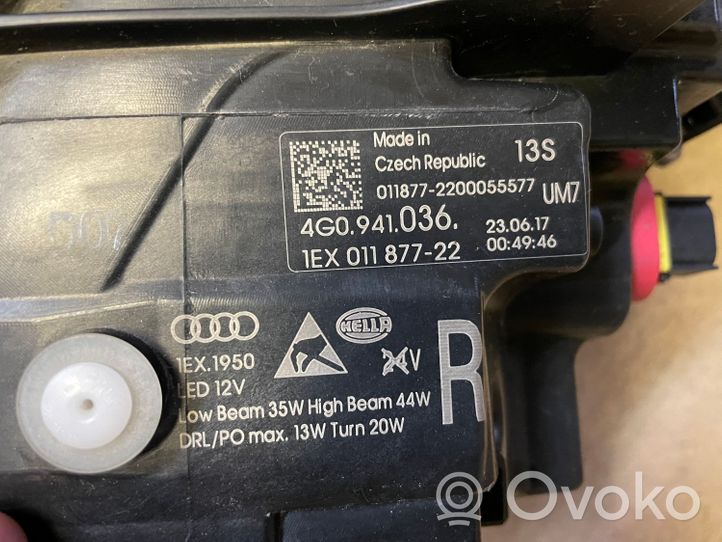 Audi A6 S6 C7 4G Lampa przednia 4G0941036