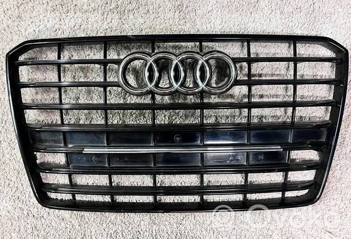 Audi A8 S8 D4 4H Front bumper upper radiator grill 4H0853651AA