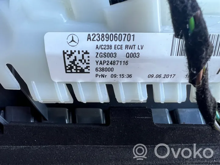 Mercedes-Benz E W238 Galinių žibintų komplektas A2389062101