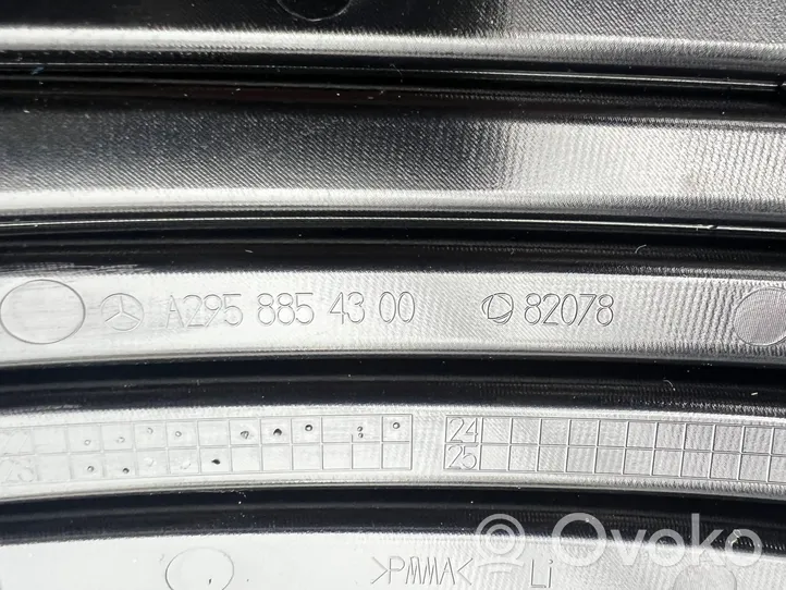 Mercedes-Benz EQE v295 Etupuskurin alempi jäähdytinsäleikkö A2958854400