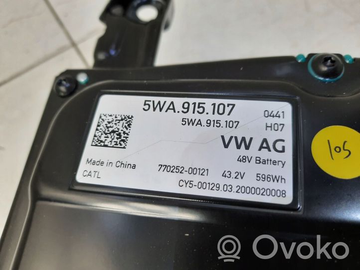 Volkswagen Golf VII Hybrid/electric vehicle battery 5WA915107