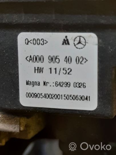 Mercedes-Benz S X222 Maybach Videokamera priekšējā bamperī A0009054002