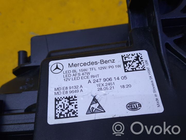 Mercedes-Benz B W247 Faro delantero/faro principal A2479061405