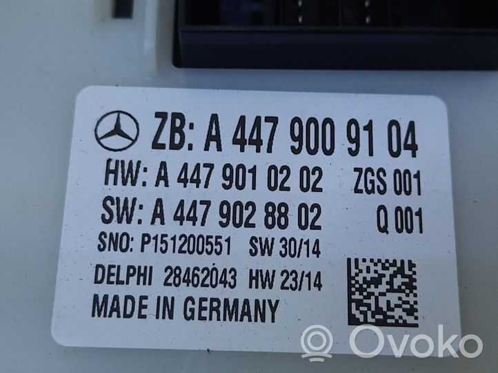 Mercedes-Benz V Class W447 Inne komputery / moduły / sterowniki A4479009104
