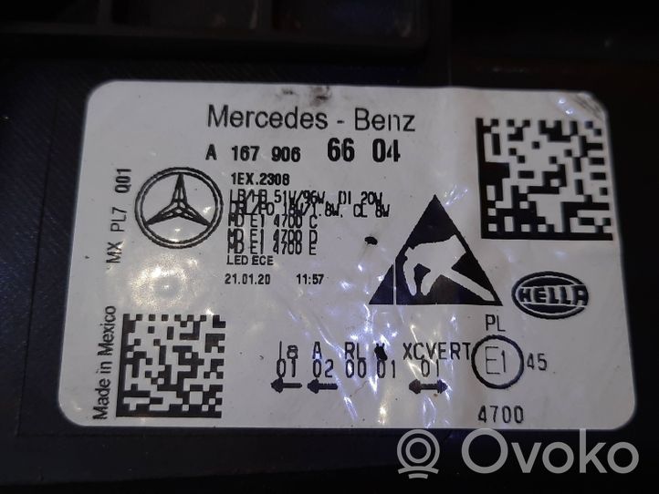 Mercedes-Benz GLE W167 Etu-/Ajovalo A1679066604