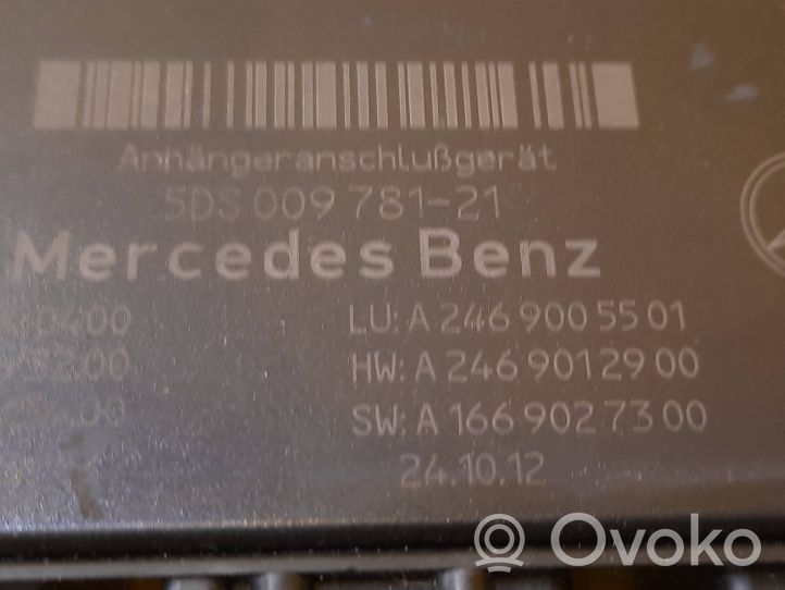 Mercedes-Benz A W176 Module de contrôle crochet de remorque A2469005501