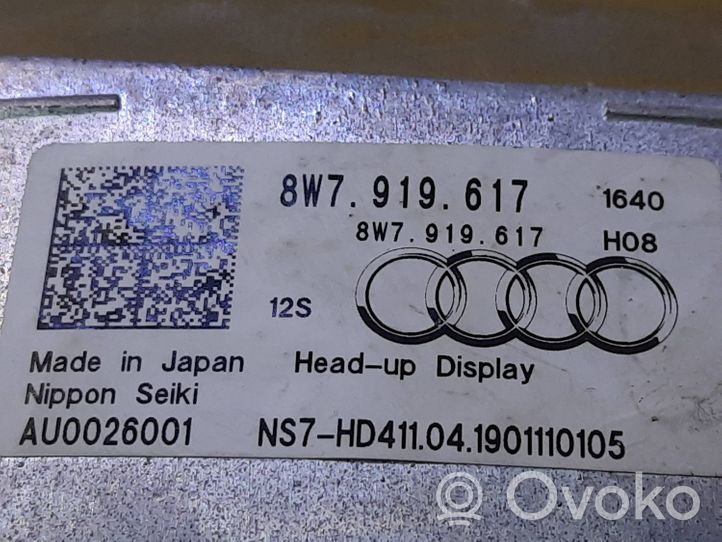 Audi A5 Écran d'affichage supérieur 8W7919617