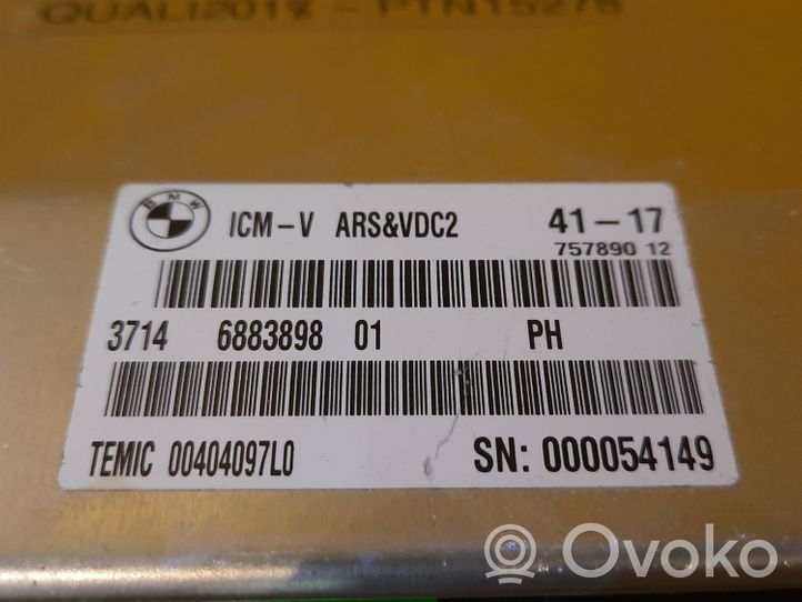 BMW 7 F01 F02 F03 F04 Módulo de control de la suspensión neumática (trasera) 6883898