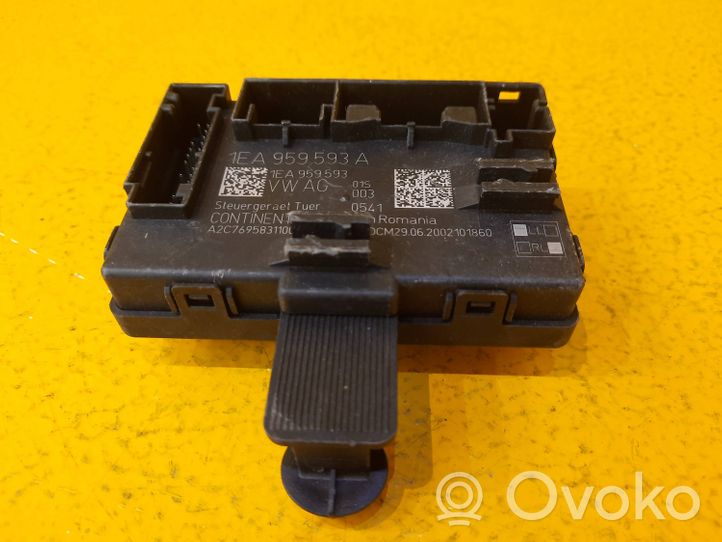 Volkswagen ID.3 Oven ohjainlaite/moduuli 1EA959593A
