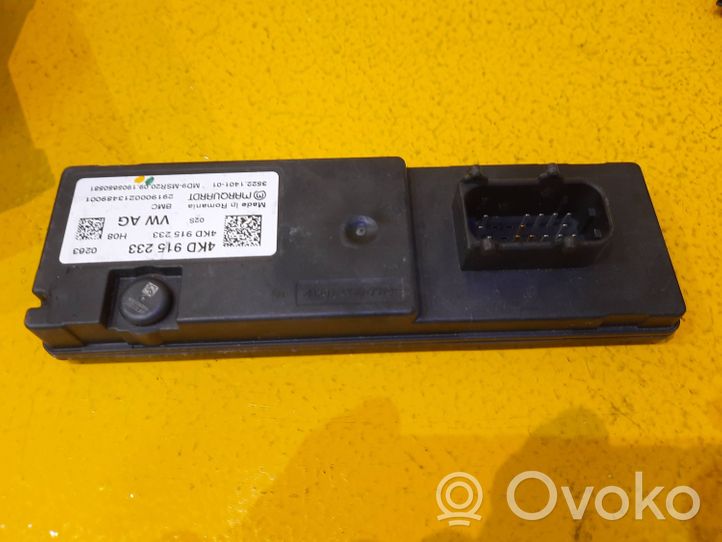 Audi A6 S6 C8 4K Module de contrôle carrosserie centrale 4KD915233