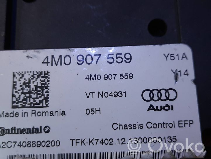 Audi Q7 4M Centralina sospensioni pneumatiche (posteriore) 4M0907559