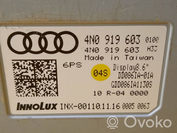 Audi A8 S8 D5 Monitor / wyświetlacz / ekran 4N0919603