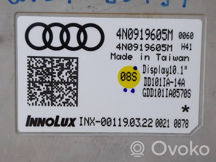 Audi A8 S8 D5 Monitor / wyświetlacz / ekran 4N0919605M