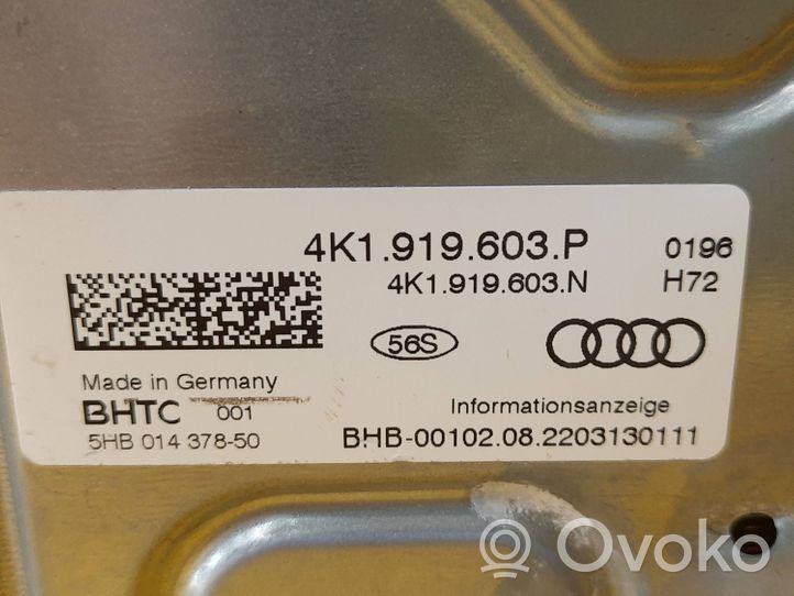 Audi A6 S6 C8 4K Monitori/näyttö/pieni näyttö 4K1919603P