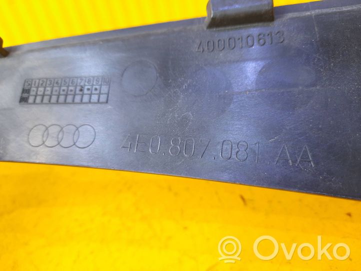 Audi A8 S8 D3 4E Pannello di supporto del radiatore (usato) 4E0807081AA