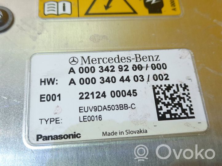 Mercedes-Benz EQS V297 Jännitteenmuunnin/vaihtosuuntaaja A0003429200