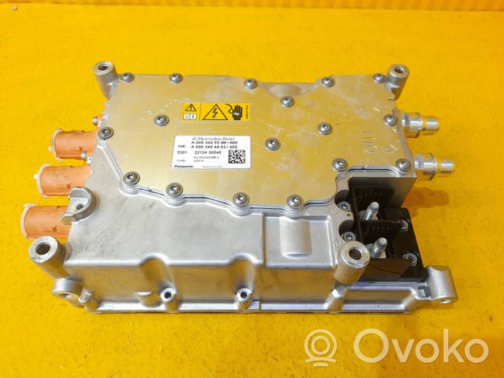 Mercedes-Benz EQS V297 Convertisseur / inversion de tension inverseur A0003429200