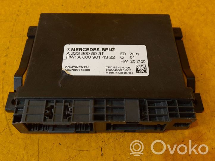 Mercedes-Benz S W223 Module de contrôle de boîte de vitesses ECU A2239005031