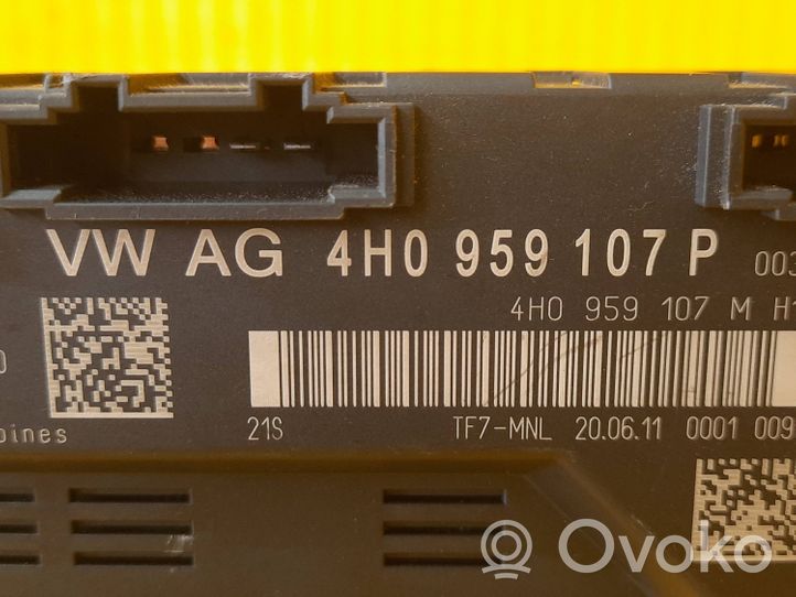 Audi A8 S8 D4 4H Sterownik / Moduł elektrycznej klapy tylnej / bagażnika 4H0959107P