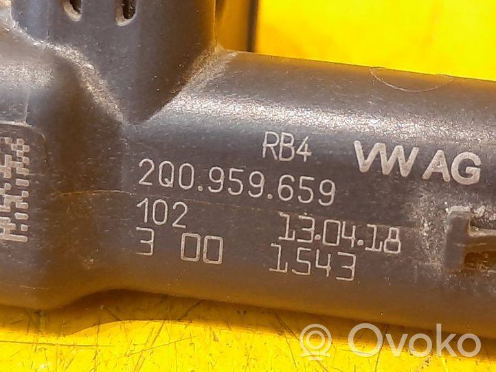 Volkswagen Polo VI AW Capteur de collision / impact de déploiement d'airbag 2Q0959659