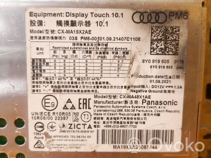 Audi A3 8Y Monitor / wyświetlacz / ekran 8Y0919605