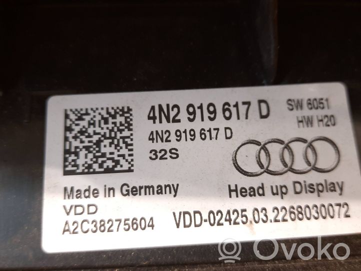 Audi A8 S8 D5 Schermo del visore a sovrimpressione 4N2919617D