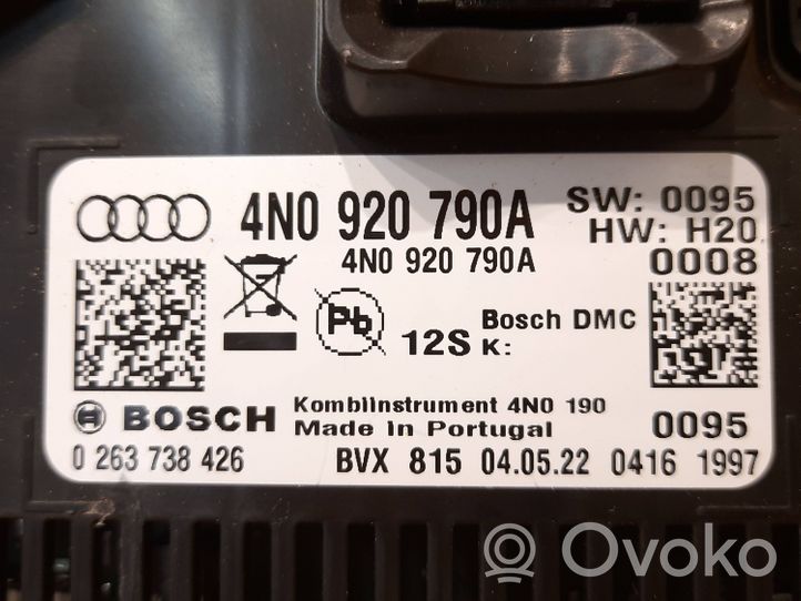 Audi A8 S8 D5 Tachimetro (quadro strumenti) 4N0920790A