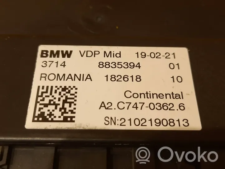 BMW 3 G20 G21 Sterownik / Moduł zawieszenia pneumatycznego 8835394