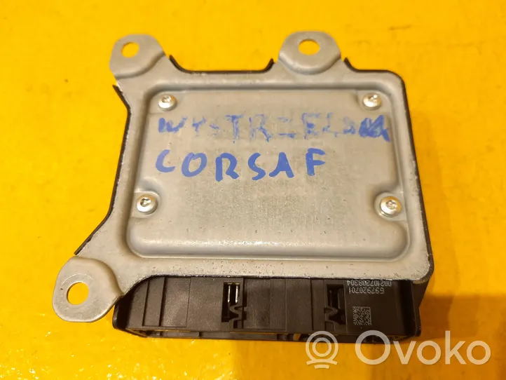 Opel Corsa F Turvatyynyn ohjainlaite/moduuli 9823741380