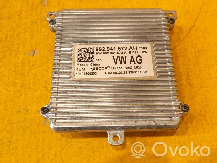 Volkswagen ID.4 Modulo del convertitore di tensione/trasformatore 992941572A