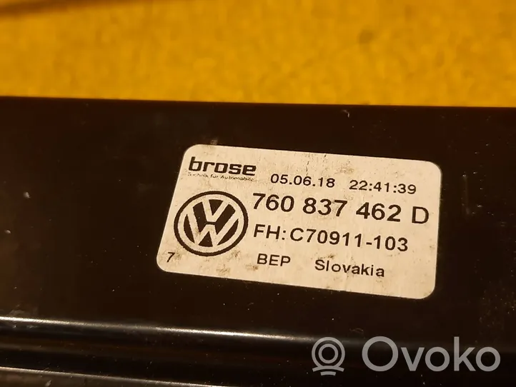 Volkswagen Touareg III Mecanismo para subir la puerta delantera sin motor 760837462D