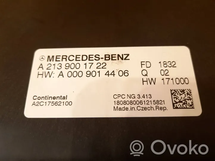 Mercedes-Benz A W177 Gearbox control unit/module A2139001722