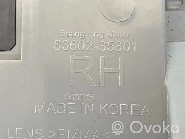 SsangYong Tivoli Lampa tylna 8360235801