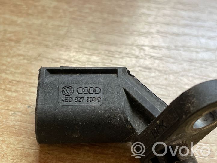 Audi A6 S6 C6 4F Sensore ABS del freno posteriore 4E0927803D