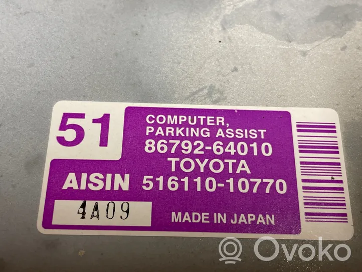 Toyota Corolla Verso E121 Module de contrôle caméra arrière 8679264010