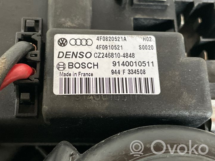 Audi A6 S6 C6 4F Mazā radiatora ventilators 4F0820521A