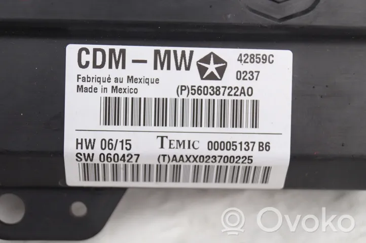 Chrysler 300C Centralina/modulo portiere 56038722A0