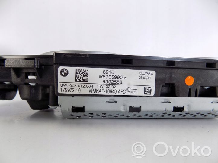 BMW 7 G11 G12 Tachimetro (quadro strumenti) 17997210