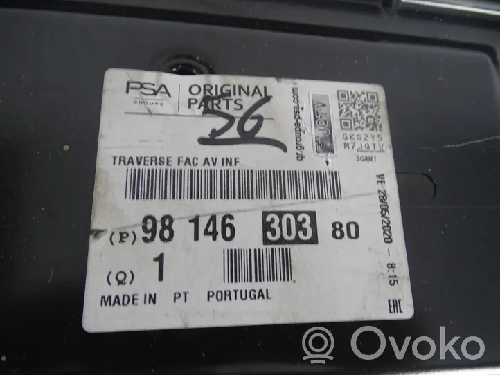 Citroen Berlingo Pannello di supporto del radiatore 9814630380