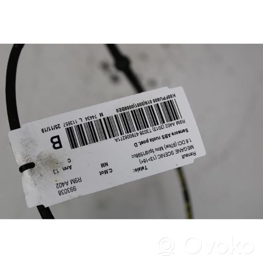 Renault Scenic III -  Grand scenic III ABS rear brake sensor 