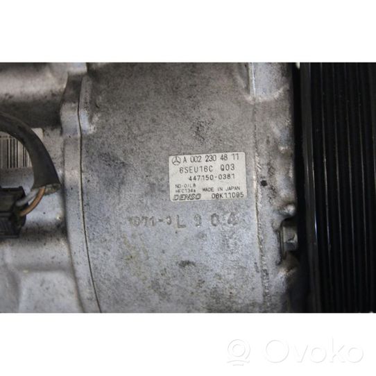 Mercedes-Benz A W169 Ilmastointilaitteen kompressorin pumppu (A/C) 