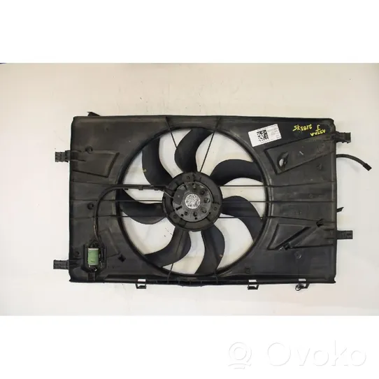 Opel Astra J Ventilatore di raffreddamento elettrico del radiatore 