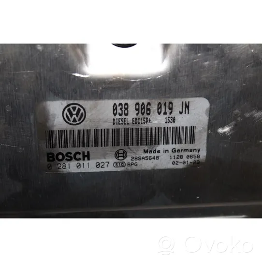 Volkswagen Polo IV 9N3 Unité / module de commande d'injection de carburant 