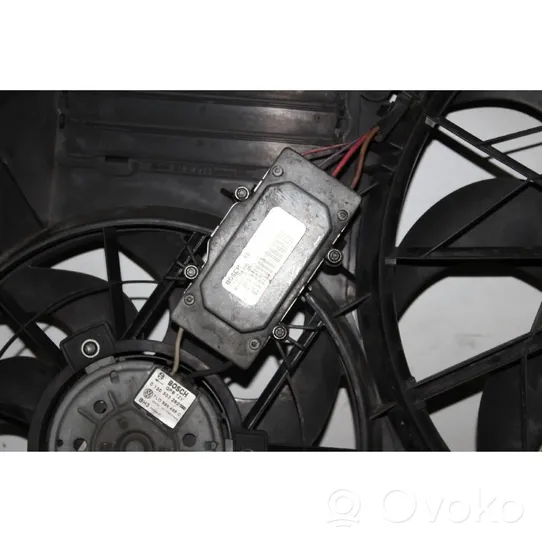 Volkswagen Touareg I Electric radiator cooling fan 