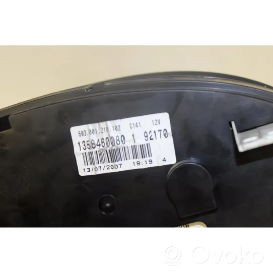 Fiat Ducato Speedometer (instrument cluster) 1358460080