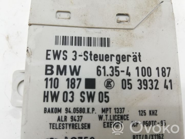 BMW 5 E39 Centralina/modulo immobilizzatore 61354100187