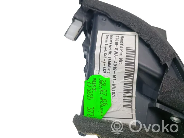 Honda CR-V Dysze / Kratki środkowego nawiewu deski rozdzielczej 77610SWAA013