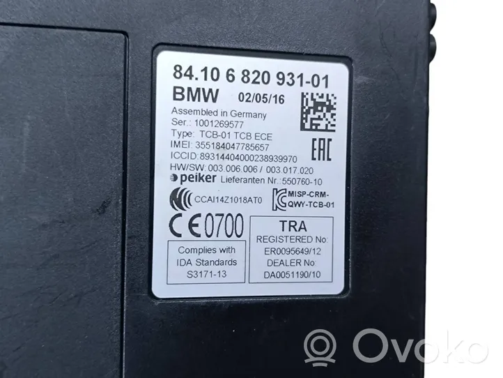 BMW 1 F20 F21 Sterownik / Moduł sterujący telefonem 6820931