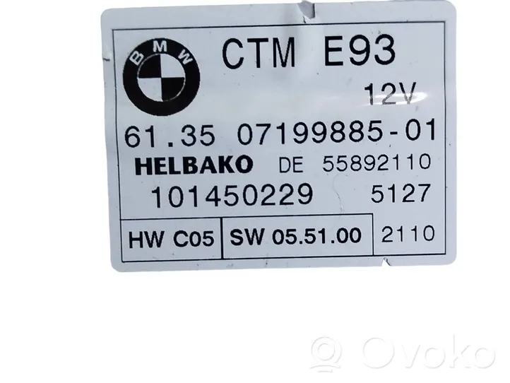 BMW 3 E90 E91 Unidad de control/módulo del techo solar 07199885